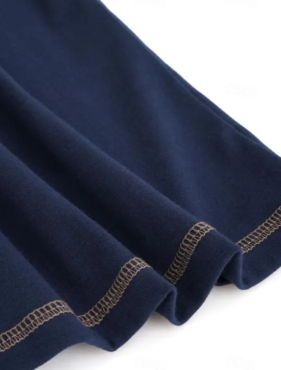 Clearance OUKU Men's T Shirt Henley Shirt Cool Shirt Short Sleeves Plain Designer Basic Modern Contemporary Vintage Style Henley Vacation Street Going out Summer Wine Black Navy Blue Henley T-Shirt