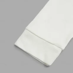 Discount OUKU Men's T Shirt Jacket Waffle Knit Tee Tee Top Long Sleeve Standing Collar Spring & Fall Color Block Fashion Designer Basic Zip Up Patchwork Vacation Street Going out White Blue Khaki Top Tee for Men