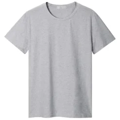 Online OUKU Men's T Shirt Moisture Wicking Shirts Short Sleeve Crew Neck Spring & Summer Plain Fashion Designer Casual Street Holiday Beach Black White Dusty Blue Top Tee for Men