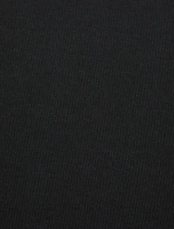 Online OUKU Men's T Shirt Rib Knit Top Ribbed Knit tee Short Sleeves V Neck Summer Plain Designer Basic Modern Contemporary Vacation Street Going out Black White Grey Top Tee for Men