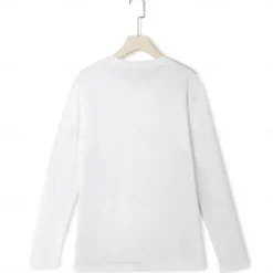 Outlet OUKU Men's T Shirt Ribbed Knit tee Tee Top Long Sleeve V Neck Summer Plain Pit Strip Fashion Designer Basic Vacation Street Going out Wine Black White Top Tee for Men