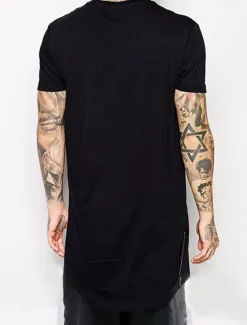 Outlet OUKU Men's T Shirt Short Sleeve Crew Neck Summer Plain Fashion Lightweight Big and Tall Vacation Casual Holiday Black White Top Tee for Men