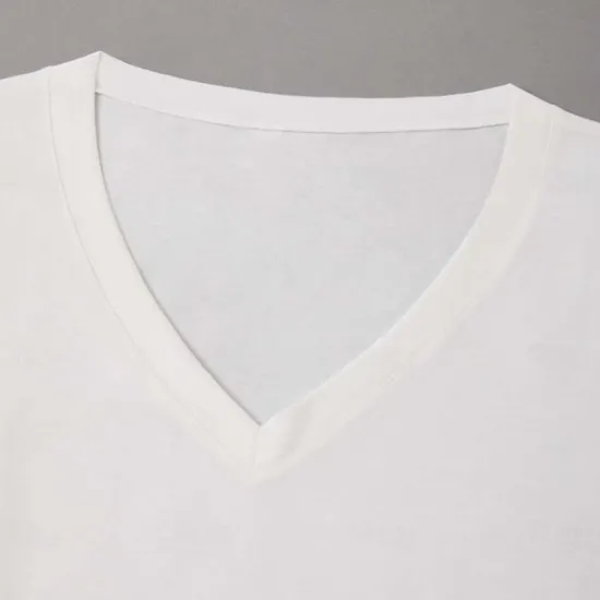 Best OUKU Men's T Shirt Short Sleeve V Neck Summer Plain Sports Fashion Lightweight Vacation Casual Holiday Black White Red Top Tee for Men