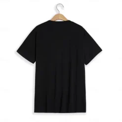 Best OUKU Men's T Shirt Short Sleeve V Neck Summer Plain Sports Fashion Lightweight Vacation Casual Holiday Black White Red Top Tee for Men