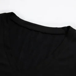Best OUKU Men's T Shirt Short Sleeve V Neck Summer Plain Sports Fashion Lightweight Vacation Casual Holiday Black White Red Top Tee for Men