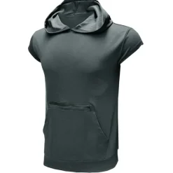 New OUKU Men's T Shirt Short Sleeve Hooded Summer Plain Fashion Classic Comfortable Street Casual Sports Black White Blue Top Tee for Men