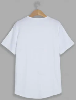 Discount OUKU Men's T Shirt Short Sleeves V Neck Summer Plain Streetwear Stylish Modern Style Vacation Going out Casual Daily Black White Pink Top Tee for Men