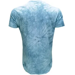 Hot OUKU Men's T Shirt Short Sleeve Crew Neck Summer Tie Dye Fashion Classic Comfortable Street Casual Sports Black Blue Dusty Blue Top Tee for Men