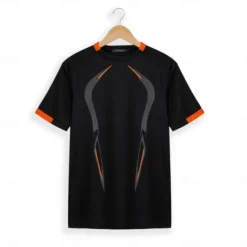 New OUKU Men's T shirt Tee Gym Shirt Men Tops Crew Neck Short Sleeve Sport Casual Daily Gym Quick dry Breathable Soft Color Block Black White Activewear Fashion Basic