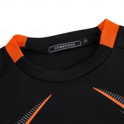 New OUKU Men's T shirt Tee Gym Shirt Men Tops Crew Neck Short Sleeve Sport Casual Daily Gym Quick dry Breathable Soft Color Block Black White Activewear Fashion Basic