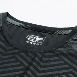 Clearance OUKU Men's T shirt Tee Gym Shirt Sports T-Shirt Crew Neck Short Sleeve Sports & Outdoor Vacation Casual Daily Gym Quick dry Breathable Patchwork Color Block Black Green Activewear Fashion Basic