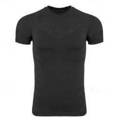 Outlet OUKU Men's T shirt Tee Gym Shirt Fitness Tops Crew Neck Short Sleeve Sport Casual Daily Gym Quick dry Breathable Soft Color Block Black Yellow Activewear Fashion Basic