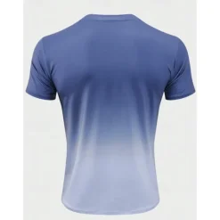 New OUKU Men's T shirt Tee Sports T-Shirt Crew Neck Short Sleeve Sports & Outdoor Vacation Casual Daily Gym Quick dry Breathable Gradient Yellow Red Activewear Fashion Basic