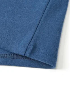 OUKU Men's T Shirt Tee Top Long Sleeve Shirt Long Sleeve Turtleneck Summer Plain Fashion Designer Basic Vacation Street Going out Black Navy Blue Blue Top Tee for Men