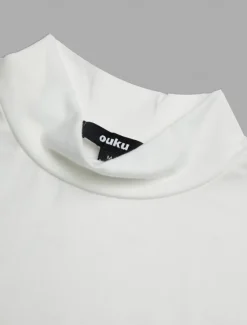 Sale OUKU Men's T Shirt Tee Top Mock Turtleneck Short Sleeves Turtleneck Summer Plain Fashion Designer Basic Vacation Street Going out Black White Blue Top Tee for Men