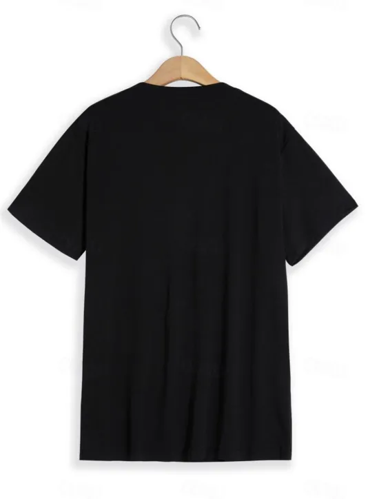 Sale OUKU Men's T Shirt Tee Top Short Sleeve V Neck Plain Muscle Esencial Summer Navy Black White Top Tee for Men