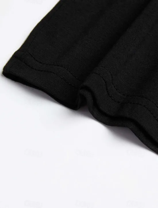 Sale OUKU Men's T Shirt Tee Top Short Sleeve V Neck Plain Muscle Esencial Summer Navy Black White Top Tee for Men