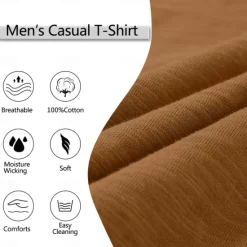 Discount OUKU Men's T Shirt Tee Top Short Sleeves Crew Neck Summer Plain Fashion Designer Basic Classic Style Vacation Street Going out Black White Pink Top Tee for Men
