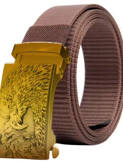 Discount OUKU Men's Tactical Belt Black Army Green Knit Fashion Party Work Solid Color Office / Career Daily Wear