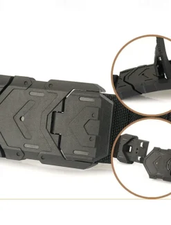 Hot OUKU Men's Tactical Belt Magnetic Buckle Belt Waist Belt Black Royal Blue Nylon Durable Adjustable Plain Outdoor Daily