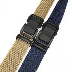 OUKU Men's Tactical Belt Nylon Web Work Belt Black Kakhi Nylon Plain Daily Wear Going out Weekend
