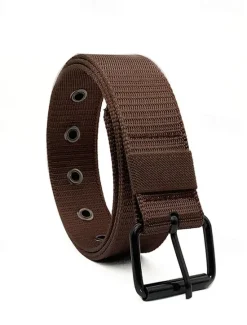 OUKU Men's Tactical Belt Waist Belt Black Blue Nylon Alloy Durable Adjustable Plain Outdoor Daily