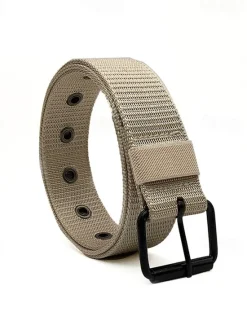 OUKU Men's Tactical Belt Waist Belt Black Blue Nylon Alloy Durable Adjustable Plain Outdoor Daily