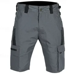 Outlet OUKU Men's Tactical Shorts Cargo Shorts Shorts Buttons Multi Pocket Color Block Comfort Wearable Short Casual Daily Holiday Fashion Classic Black Green