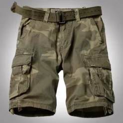 Discount OUKU Men's Tactical Shorts Cargo Shorts Camo Shorts Pocket Camouflage Comfort Breathable Outdoor Daily Going out Fashion Casual Black Army Green