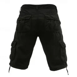 Outlet OUKU Men's Tactical Shorts Cargo Shorts Shorts Buttons Multi Pocket Plain Wearable Knee Length Outdoor Daily Camping & Hiking Fashion Classic Black Army Green