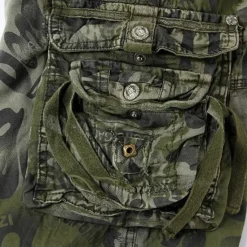 New OUKU Men's Tactical Shorts Cargo Shorts Camo Shorts Shorts Buttons Multi Pocket Camo Camouflage Wearable Knee Length Outdoor Daily Camping & Hiking Fashion Classic Camouflage Blue Camouflage Gray