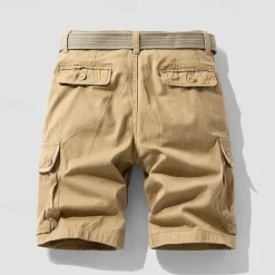 Outlet OUKU Men's Tactical Shorts Cargo Shorts Shorts Buttons Multi Pocket Plain Wearable Short Outdoor Daily Going out Fashion Classic Black Army Green