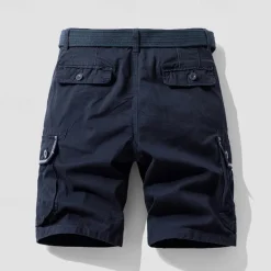 Outlet OUKU Men's Tactical Shorts Cargo Shorts Shorts Buttons Multi Pocket Plain Wearable Short Outdoor Daily Going out Fashion Classic Black Army Green