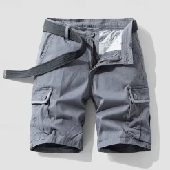 Outlet OUKU Men's Tactical Shorts Cargo Shorts Shorts Buttons Multi Pocket Plain Wearable Short Outdoor Daily Going out Fashion Classic Black Army Green