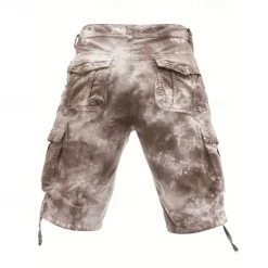 New OUKU Men's Tactical Shorts Cargo Shorts Camo Shorts Shorts Buttons Multi Pocket Camo Camouflage Wearable Short Outdoor Daily Camping & Hiking Fashion Classic Black Yellow