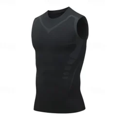 OUKU Men's Tank Top Fitness Tank Tank Undershirt Crew Neck Sleeveless Sport Casual Daily Gym Breathable Soft Color Block Black White Activewear Fashion Basic