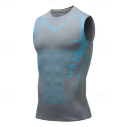 OUKU Men's Tank Top Fitness Tank Tank Undershirt Crew Neck Sleeveless Sport Casual Daily Gym Breathable Soft Color Block Black White Activewear Fashion Basic