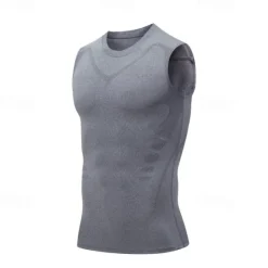 OUKU Men's Tank Top Fitness Tank Tank Undershirt Crew Neck Sleeveless Sport Casual Daily Gym Breathable Soft Color Block Black White Activewear Fashion Basic