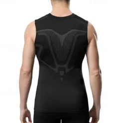 OUKU Men's Tank Top Fitness Tank Tank Undershirt Crew Neck Sleeveless Sport Casual Daily Gym Breathable Soft Color Block Black White Activewear Fashion Basic