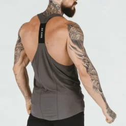 OUKU Men's Tank Top Fitness Tank Tank Undershirt U Neck Sleeveless Sport Casual Daily Gym Breathable Soft Plain Black White Activewear Fashion Basic
