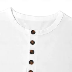 Best OUKU Men's Tank Top Henley Shirt Vest Top Undershirt Sleeveless Henley Summer Plain Fashion Designer Basic Vacation Street Going out Black White Green Top Tee for Men
