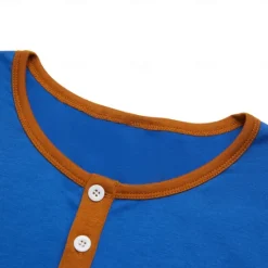Best OUKU Men's Tank Top Undershirt Sleeveless Shirt Wife beater Shirt Sleeveless Henley Summer Plain Fashion Designer Muscle Patchwork Outdoor Going out Gym Royal Blue Purple Brown Top Tee for Men