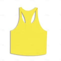 Clearance OUKU Men's Tank Top Vest Top Sleeveless Shirt Sleeveless Crewneck Summer Plain Fashion Streetwear Workout Sports & Outdoor Athleisure Gym Black White Yellow Top Tee for Men