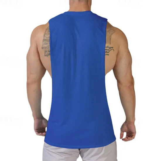 Discount OUKU Men's Tank Top Vest Top Undershirt Sleeveless Shirt Sleeveless Crew Neck Summer Print Fashion Designer Basic Classic Vacation Street Going out Black White Pink Top Tee for Men