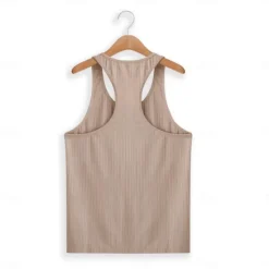 Clearance OUKU Men's Tank Top Vest Top Undershirt Sleeveless Shirt Sleeveless Crew Neck Summer Plain Fashion Designer Muscle Outdoor Going out Gym Black White Navy Blue Top Tee for Men