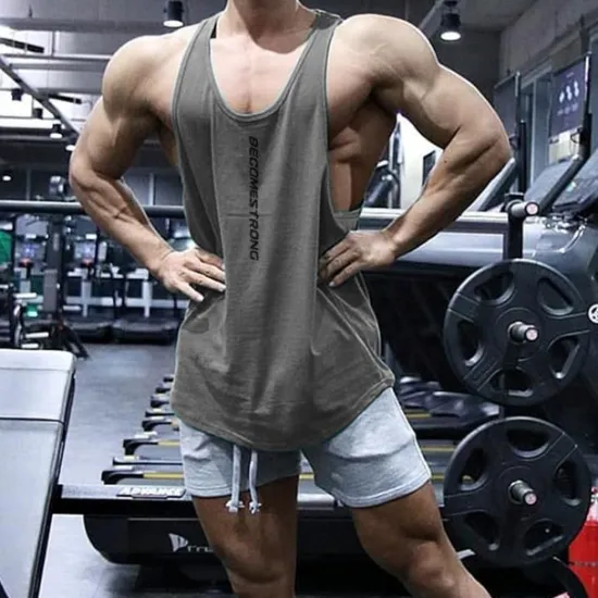 OUKU Men's Tank Top Vest Top Undershirt Sleeveless Shirt Sleeveless Crew Neck Summer Letter Fashion Designer Basic Classic Vacation Street Going out Black White Blue Top Tee for Men