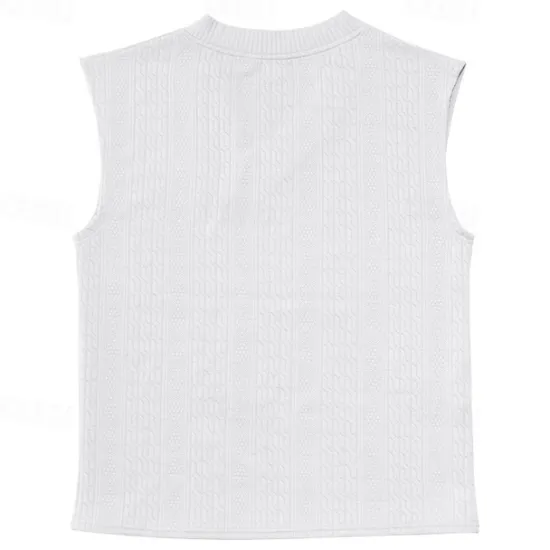 OUKU Men's Tank Top Vest Top Undershirt Sleeveless Shirt Sleeveless V Neck Summer Plain Fashion Designer Basic Classic Vacation Street Going out Black White Dark Navy Top Tee for Men