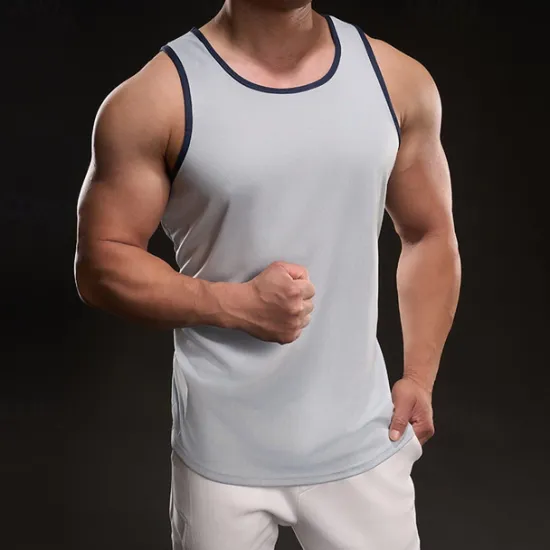 New OUKU Men's Tank Top Vest Top Undershirt Sleeveless Shirt Sleeveless Crewneck Spring Color Block Fashion Designer Vacation Street Going out Black White Yellow Top Tee for Men