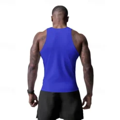 OUKU Men's Tank Top Vest Top Undershirt Sleeveless Shirt Sleeveless Crew Neck Summer Print Fashion Designer Basic Classic Vacation Street Going out Black White Wine Top Tee for Men
