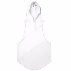 Best OUKU Men's Tank Top Vest Top Undershirt Sleeveless Hoodie Sleeveless Hooded Summer Patchwork Stylish Casual Muscle Vacation Athleisure Going out Black White Red Top Tee for Men